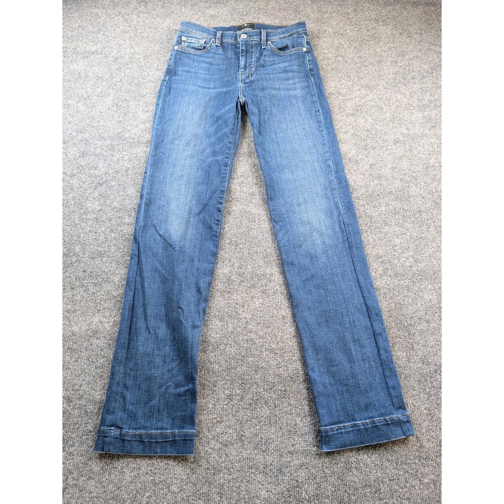 7 For All Mankind Dojo Jeans Medium Wash Blue Size 28 Inseam 32